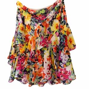 NWT Ralph Lauren Multicolor Skirt 14 Petite